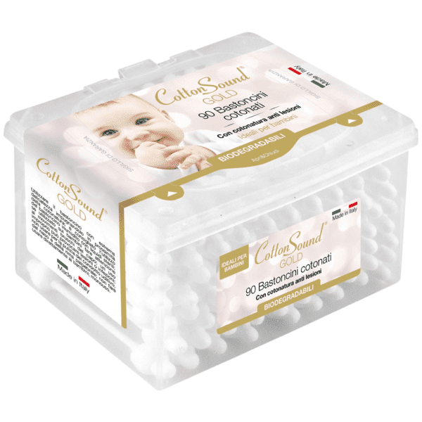 Vatové tyčinky Cotton Sound BABY 90ks