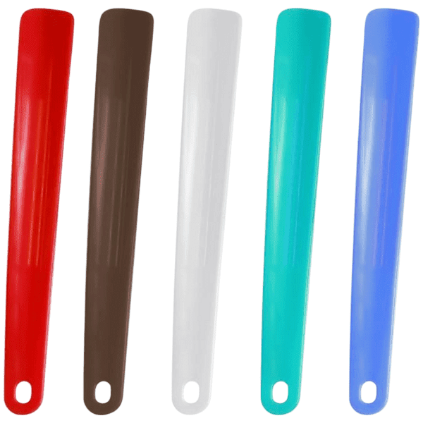 Lžíce na boty plast mix barev 30x3,5 cm