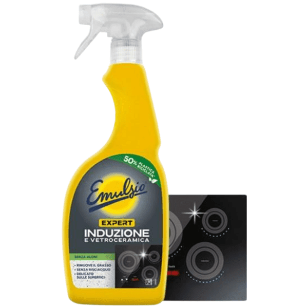 Emulsio Expert Induzione e Vetroceramica 600 ml - Čisticí sprej na indukční a sklokeramické desky