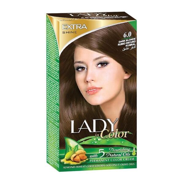 Barva na vlasy LADY in Color, 6.0 Tmavá blond