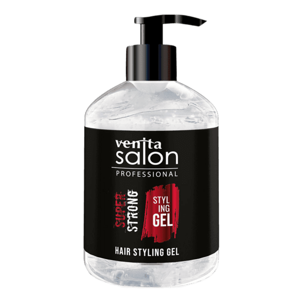 Styling hair gel s pumpičkou silný (bílý) 500 ml