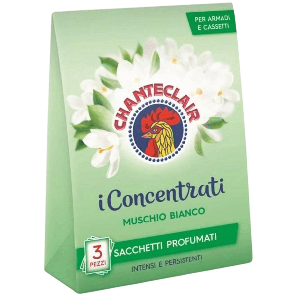 Chanteclair iConcentrati 3ks Muschio Bianco - vonné sáčky - zelená