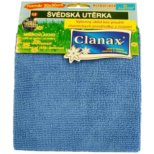 Švédská utěrka STANDARD modrá 30x30cm 205g