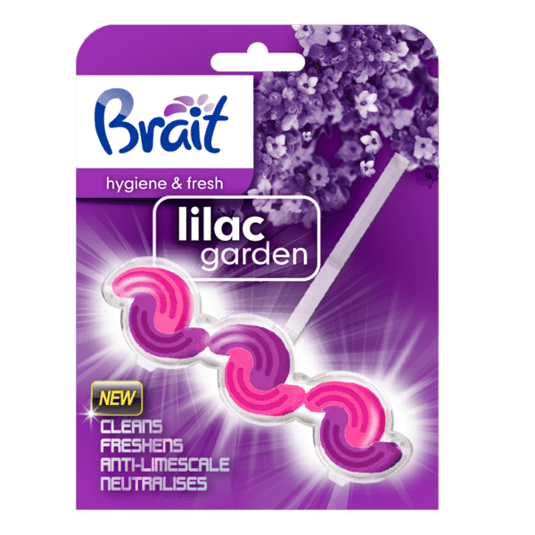 Brait kostka do WC - vůně šeřík 45 g