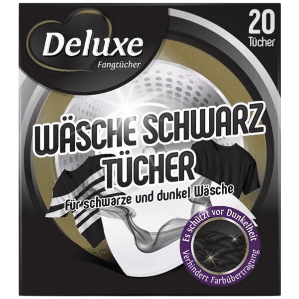 Deluxe Wasche Schwarz Tucher 20ks - ubrousky proti zabarvení černého prádla