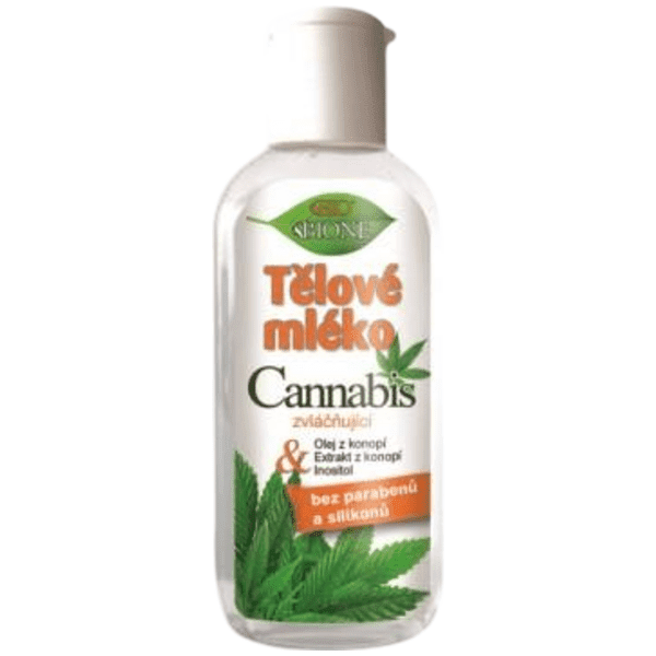 Cestovní tělové mléko CANNABIS 80 ml