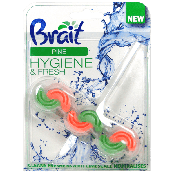 Brait kostka do WC - vůně lesa 45 g