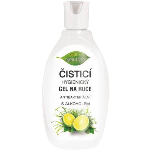 Bione Cosmetics – Čistící hygienický gel na ruce LEMONGRASS + LIMETKA 150 ml