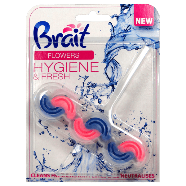 Brait kostka do WC - vůně květin 45 g