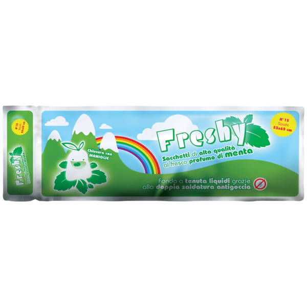 Odpadkové pytle SMP Freshy máta 40L, 15ks