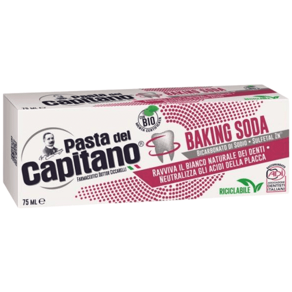 Pasta del Capitano BAKING SODA - zubní pasta 75 ml