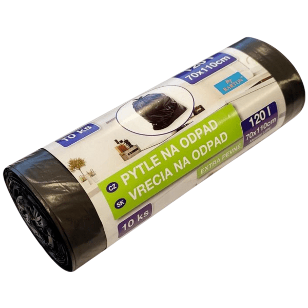 Pytel na odpad černé 120L 10 ks