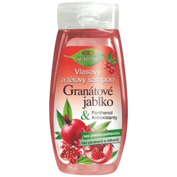 Vlasový a tělový šampon GRANÁTOVÉ JABLKO 255 ml