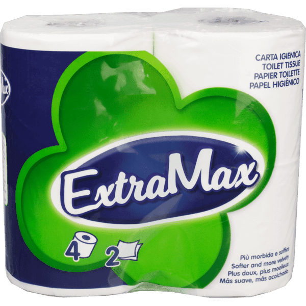 EXTRA Max VERDE toaletní papír 2 vrstvý 4 ks