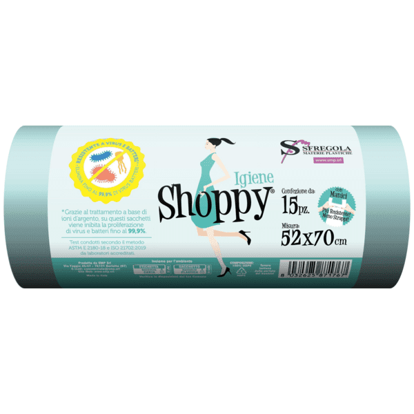 Odpadkové pytle SMP Shoppy hygienické 30L, 15ks