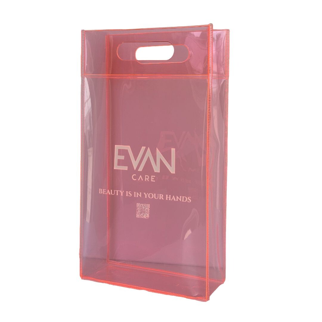 EVAN CARE PINK BAG - růžová PVC taška