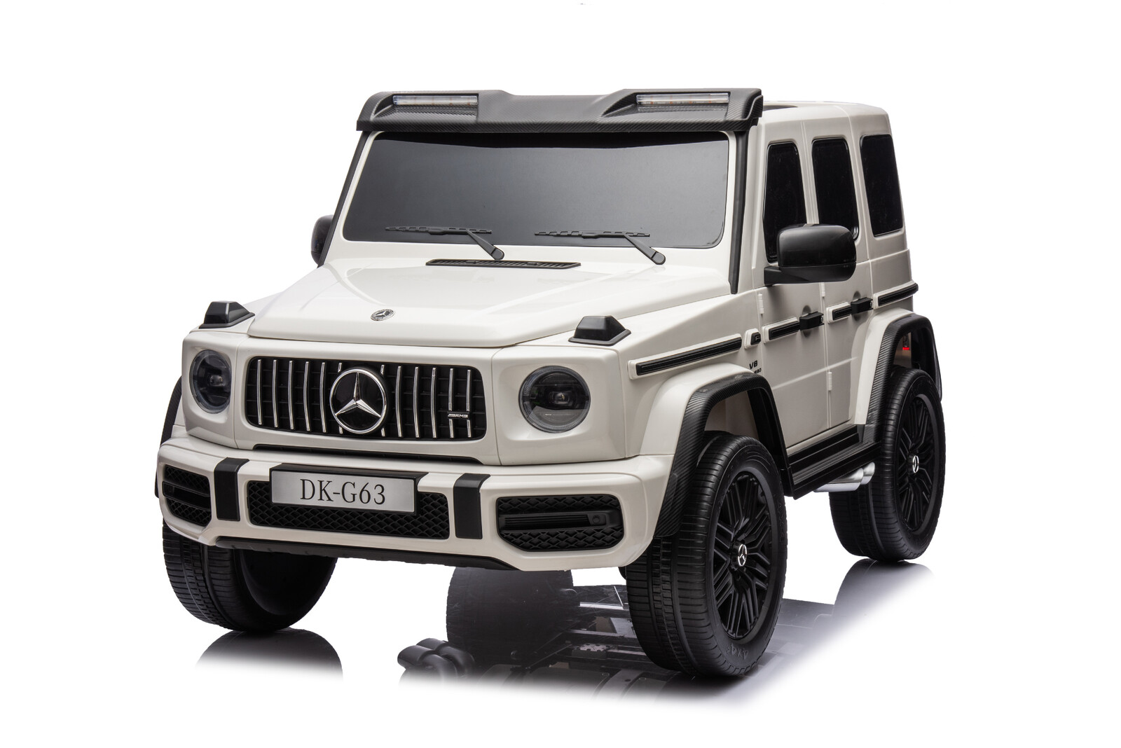 Mamido Mamido Elektrické autíčko Mercedes G63 AMG 2x24V 4x200W XXL bílé