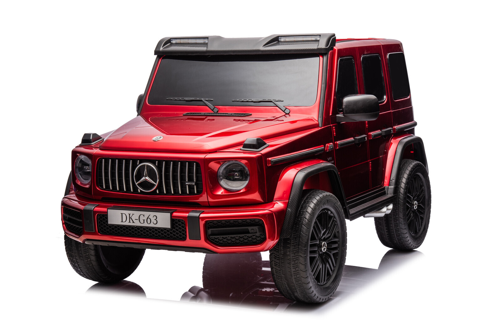 Mamido Mamido Elektrické autíčko Mercedes G63 AMG 2x24V 4x200W XXL lakované červené