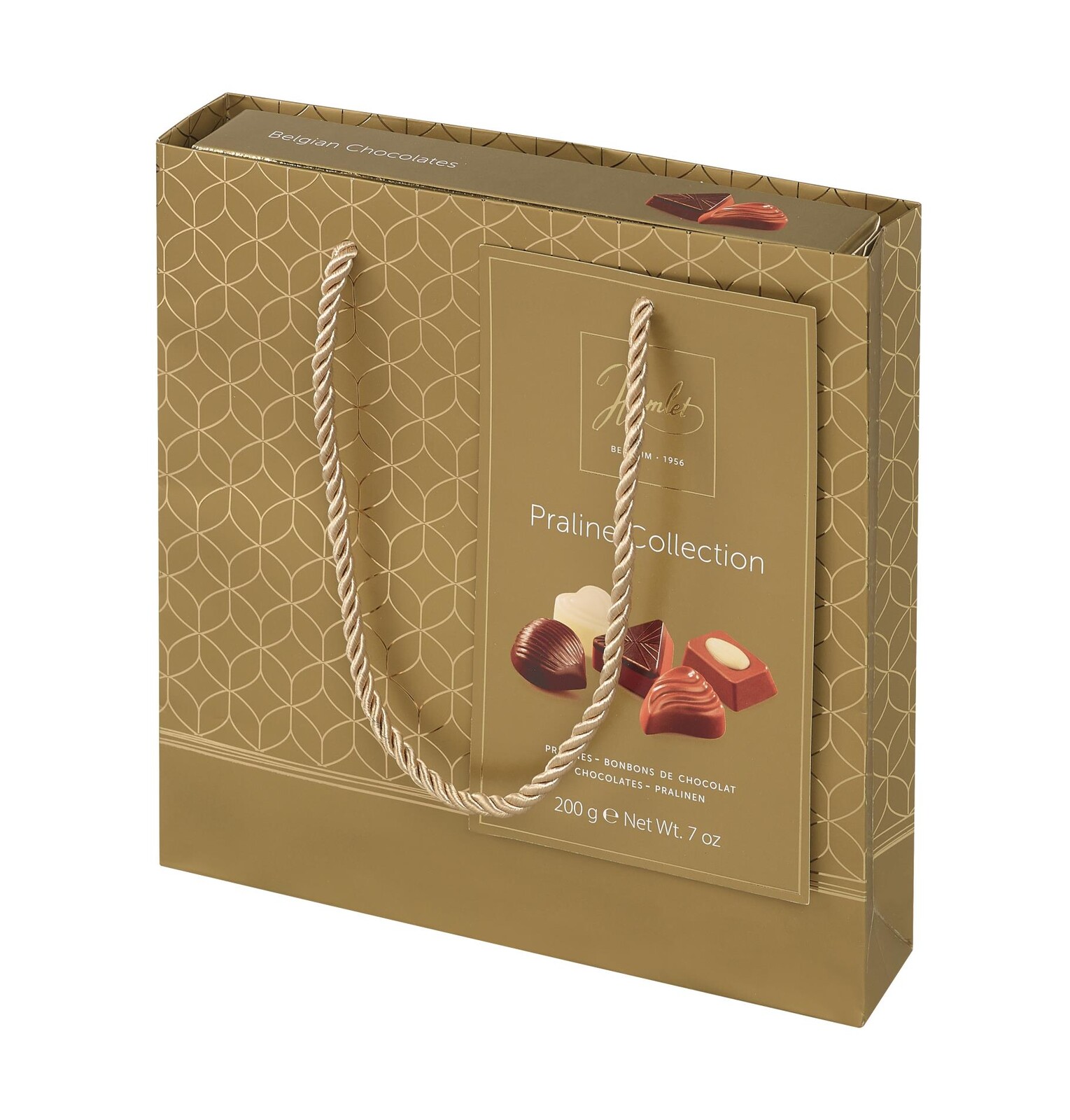 Belgické pralinky v dárkové tašce, 200 g