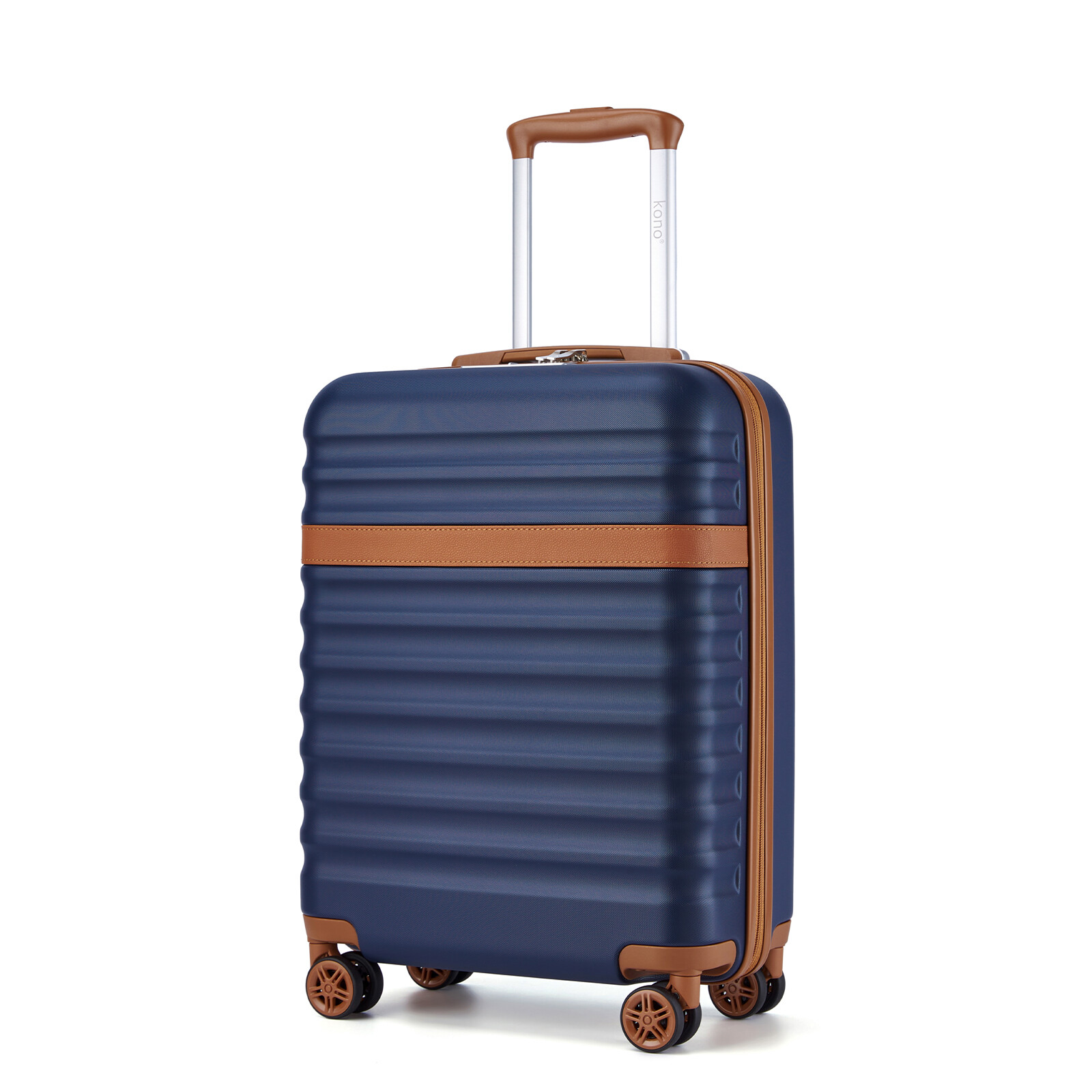 Příruční ABS+PC kufr Kono s TSA zámkem - 33L - navy