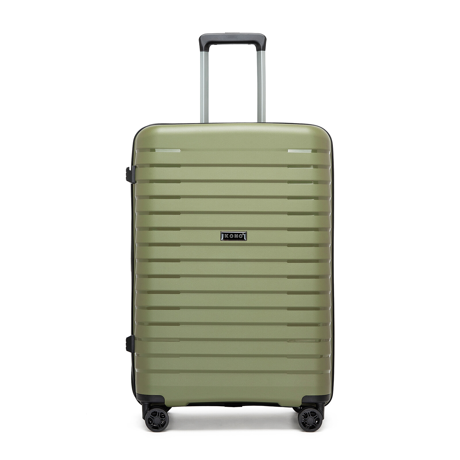 Rozšiřitelný polypropylenový kufr Kono 76 L - zelený