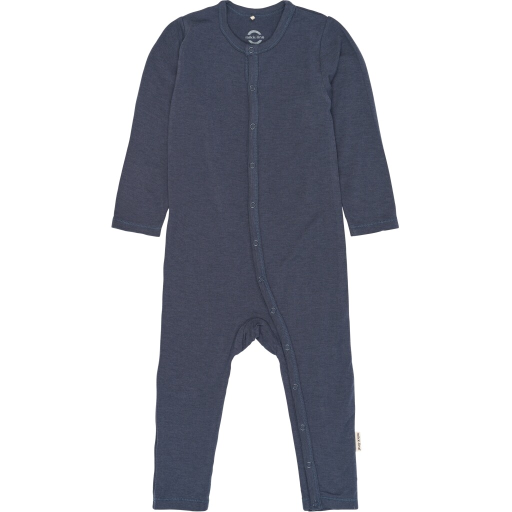 Mikk-line dětský overal z vlny a bambusu 6004 - Blue Nights Velikost: 56