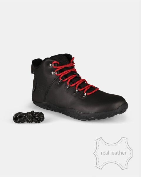 BARE LEATHER HIGH-U Černá