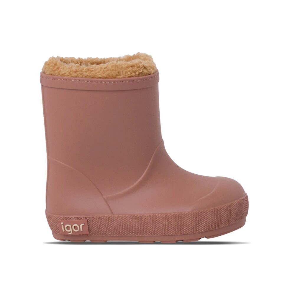 IGOR ZATEPLENÉ ZIMNÍ HOLÍNKY YOGI DK BORREGUITO Teja Dětské barefoot holínky - 22