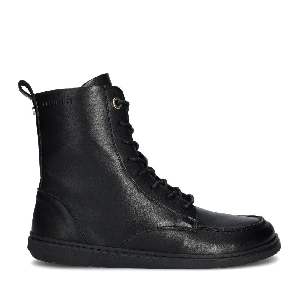 GROUNDIES ADELAIDE Black Kotníkové barefoot boty - 36