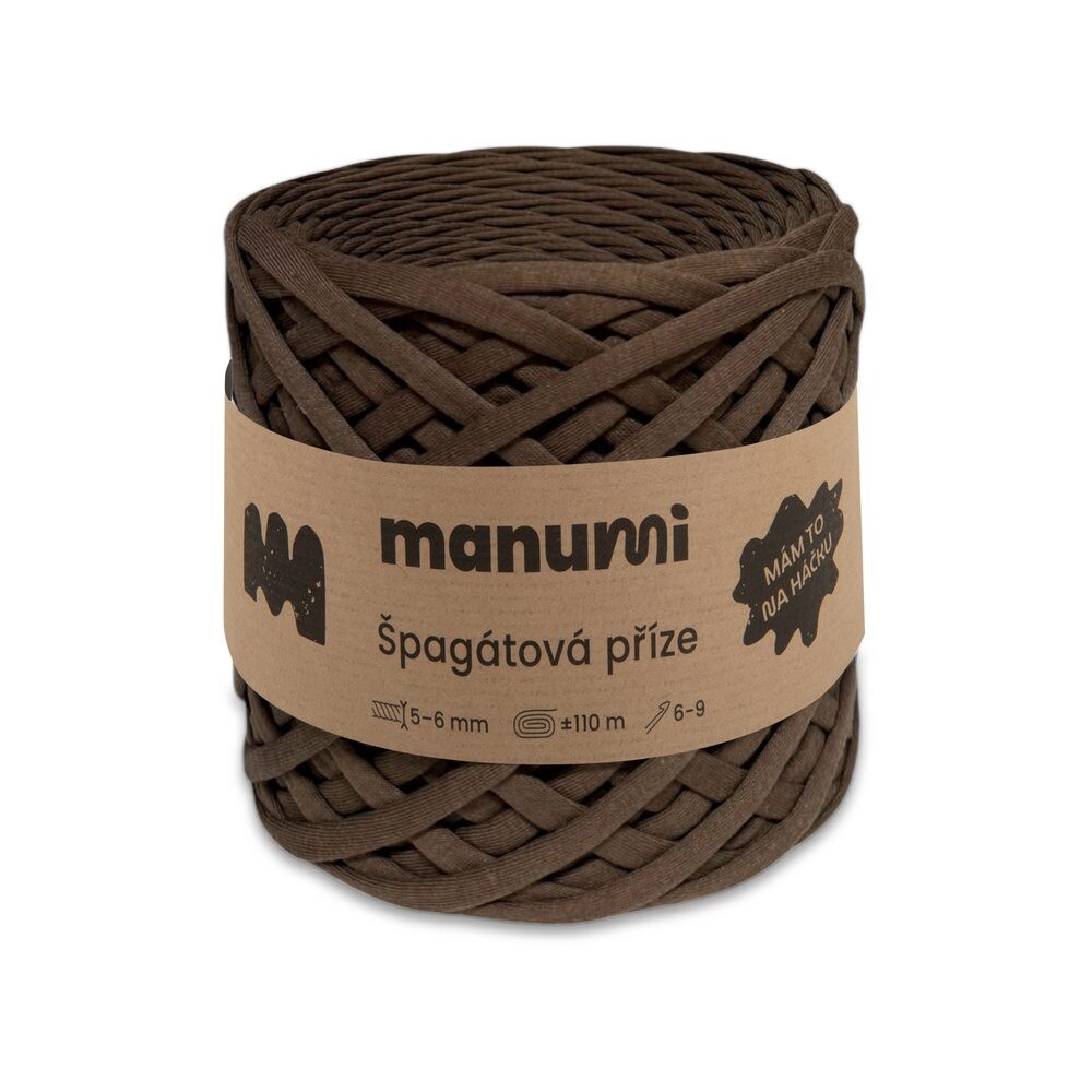 Manumi špagátová příze čokoládová - 1 ks