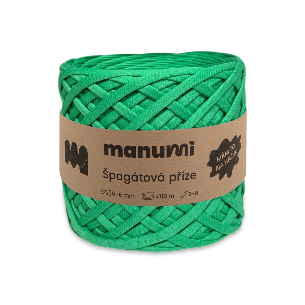 Manumi špagátová příze zelená - 1 ks