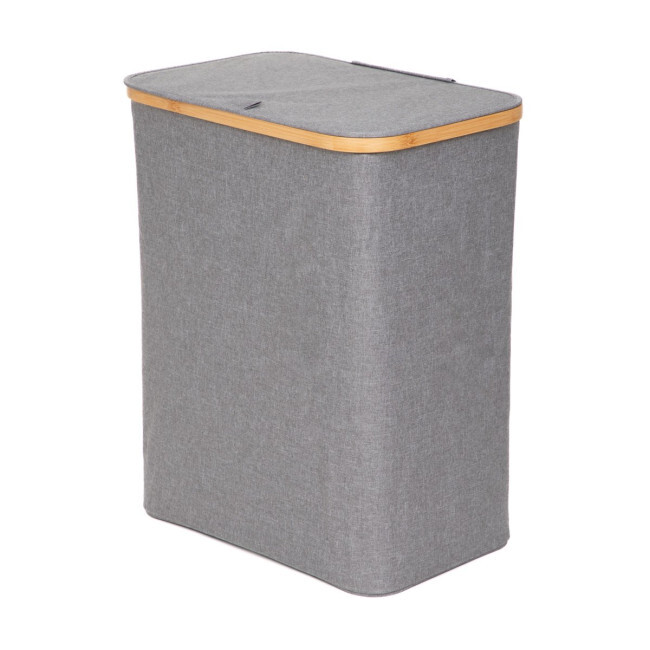 Prádelní koš NELLIE šedý 884554