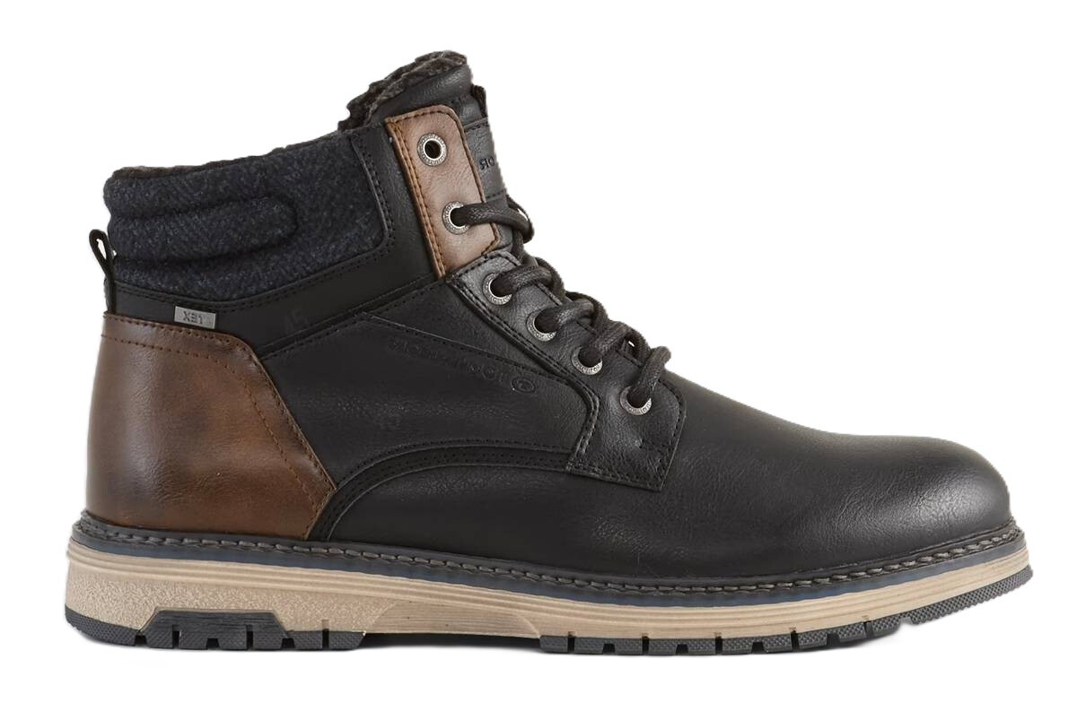 Tom Tailor 1580010001 Pánské kotníkové boty černé 41