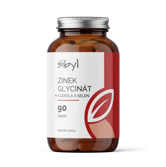 Zinek glycinát s acerolou a selenem 90 cps