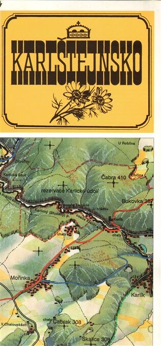 Karlštejnsko : mapa