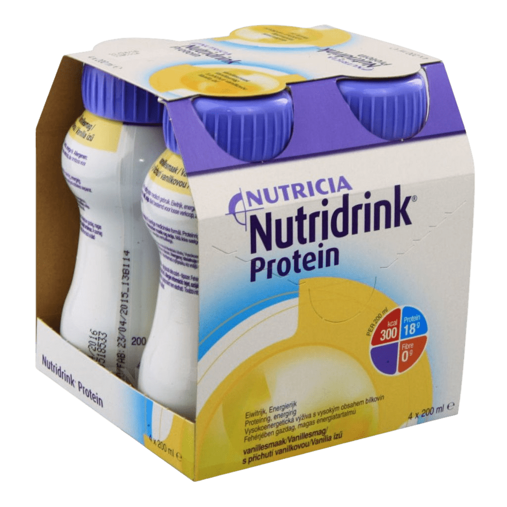 NUTRIDRINK Nutridrink Protein s přích.vanilka 4x200ml 4 x 200 ml