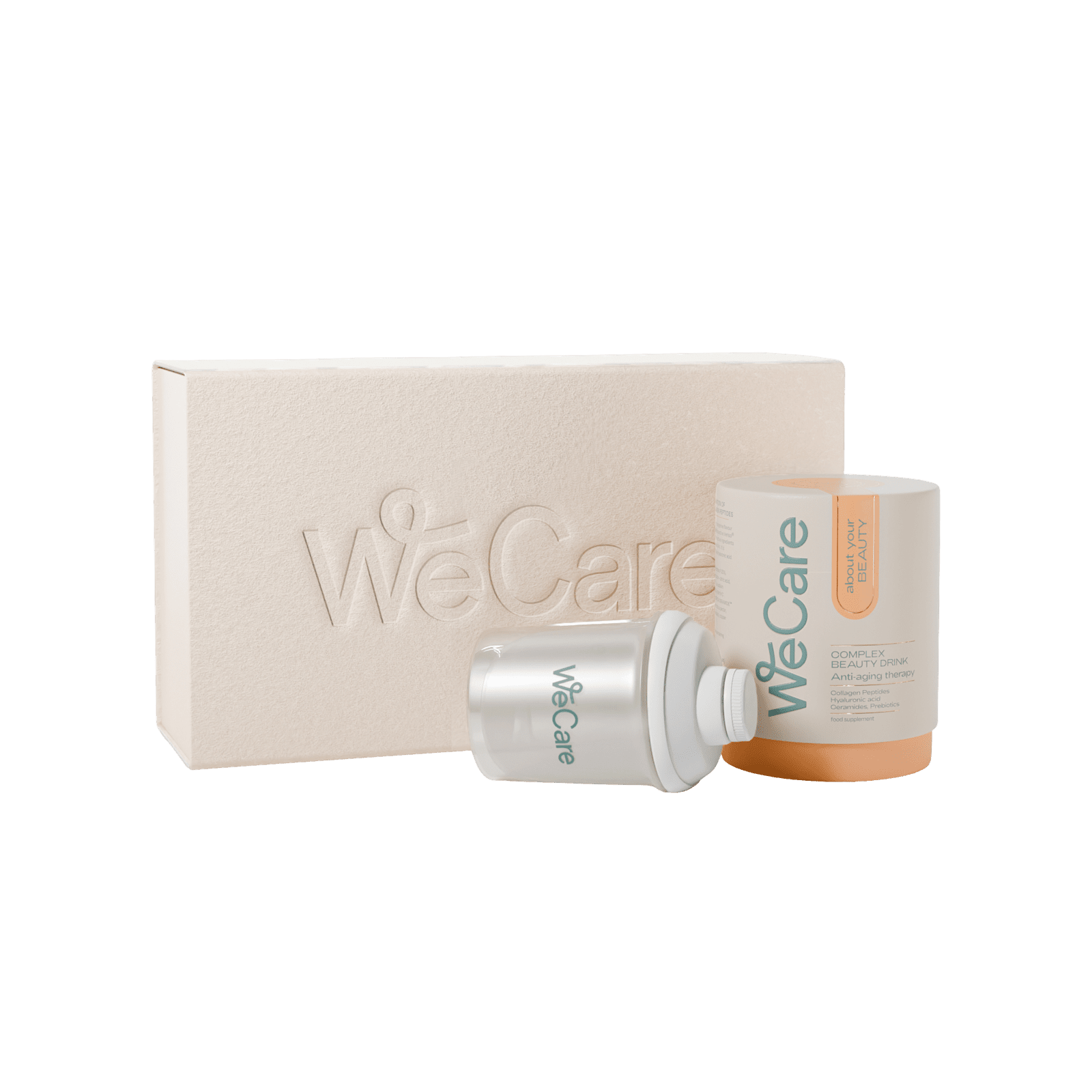 WECARE About your BEAUTY Drink +shaker XMASS 28 x 10 g