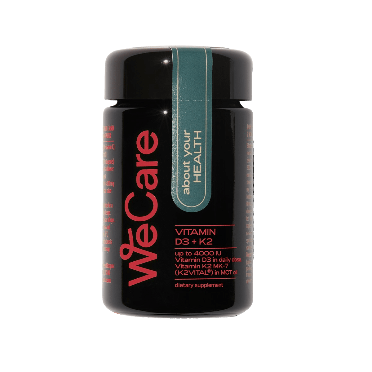 WECARE About your Health VITAMIN D3+K2 120 kapslí