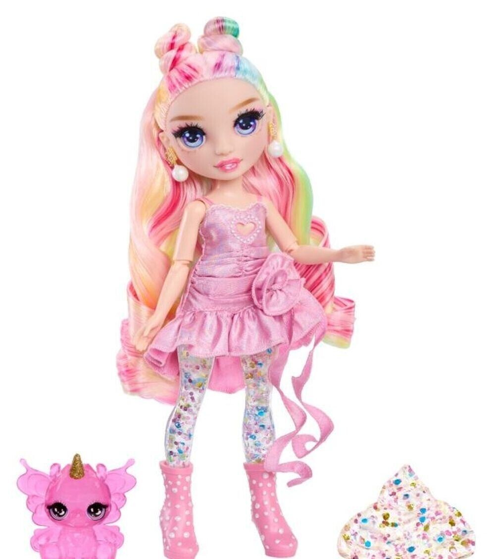 Rainbow High Panenka se slizem a třpytkami - Bella (pink)