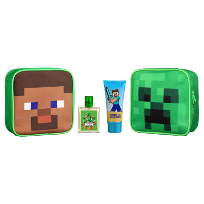 Toaletní taštička Minecraft EDT 50 ml + sprchový gel 100 ml