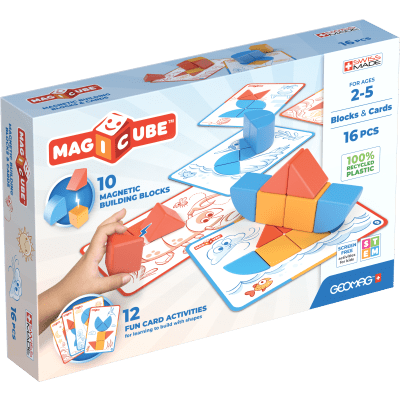 Geomag Magicube Blocks&Cards 16 dílků