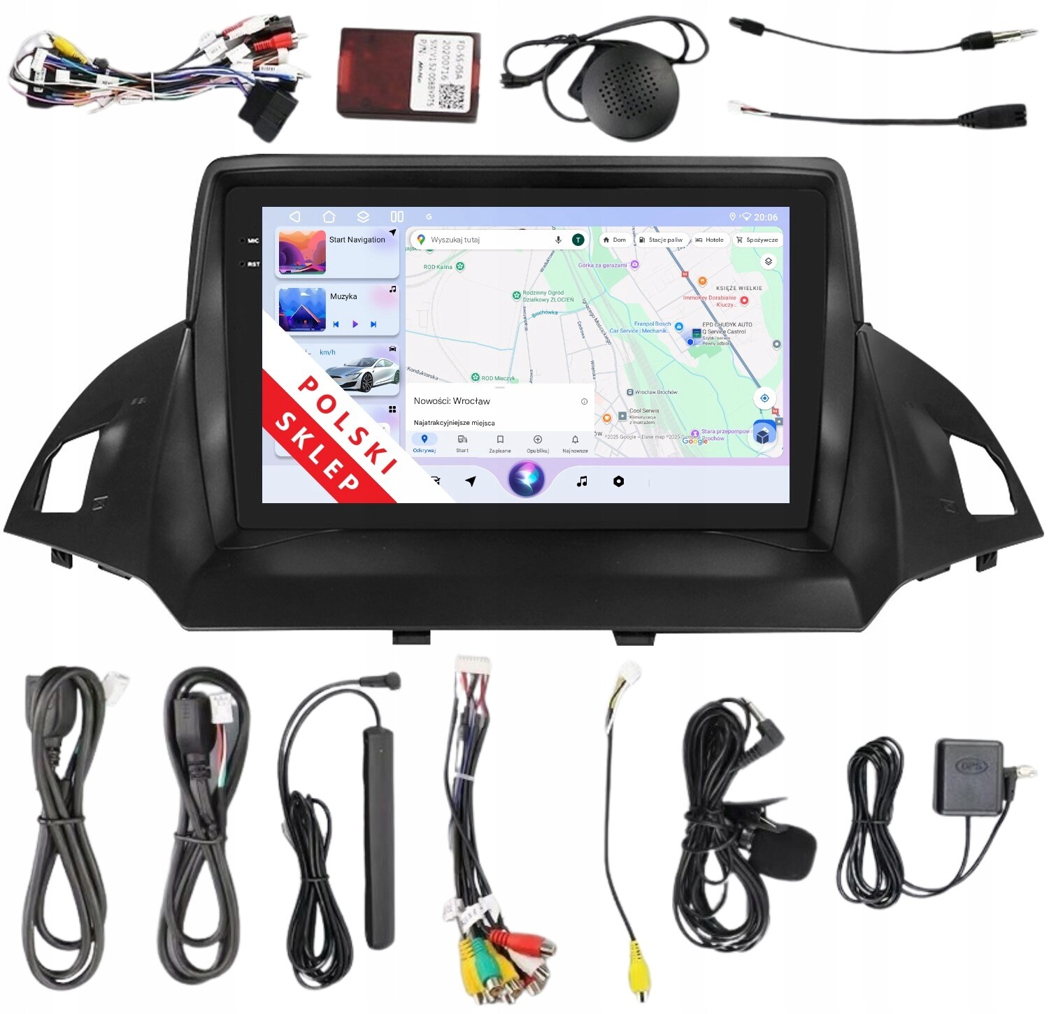 Rádio Android Ford Kuga MK2 4/64GB Dsp Carplay Lte