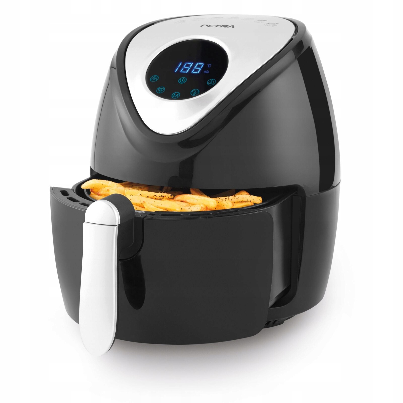Beztuková Fritéza Petra 4.5 L Digital Hot Air Fryer 1300W 7 Režimů