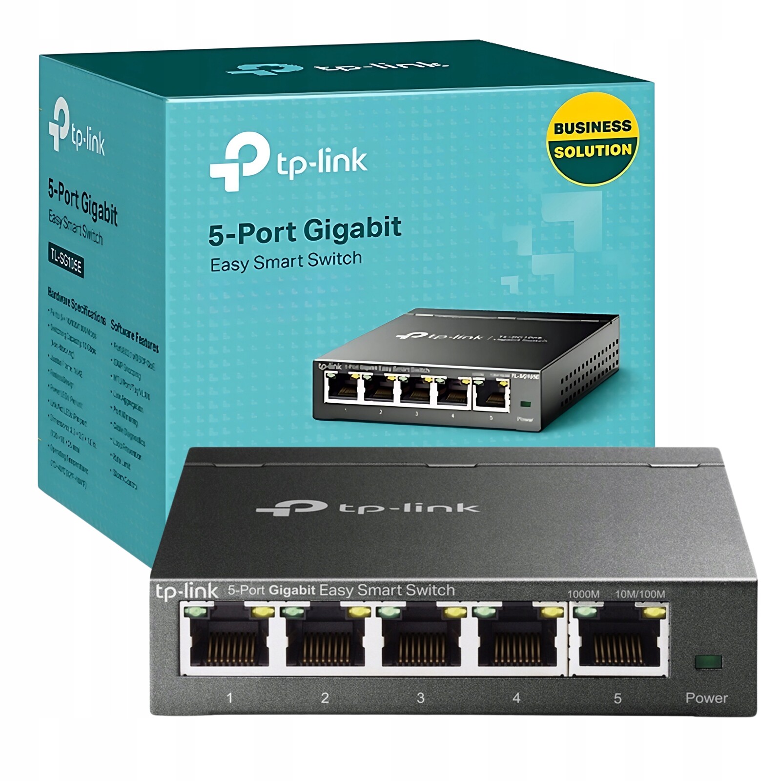 Switch Přepínač Tp-link 5PORTOVÝ Gigabitový Více Portů