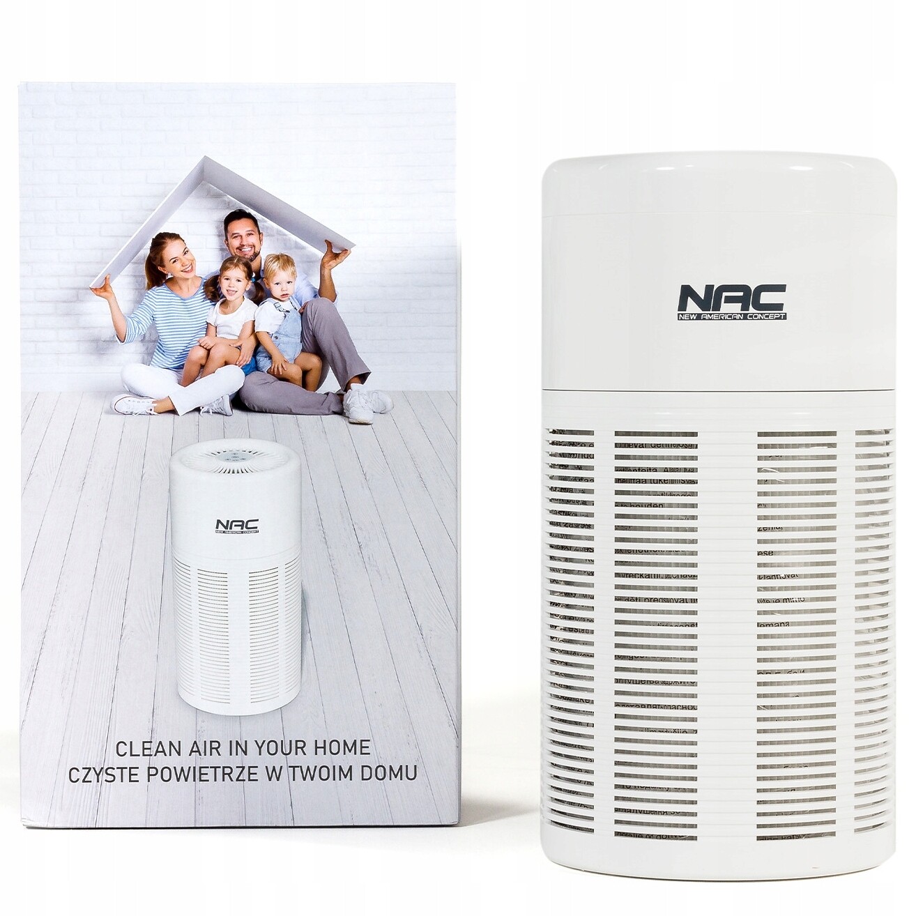 Čistička Vzduchu Nac AP145-DN Hepa Ionizace Uv Lampa Pro Kancelářský Dům