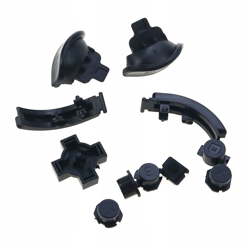 Sada tlačítek a tlačítek Zl Zr Rl D-pad konso Switch Lite černá