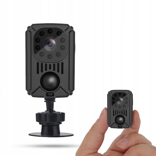 Mini Osobní Kamera Osobní Ochrana Policie Parkování Noční Režim 1500maH