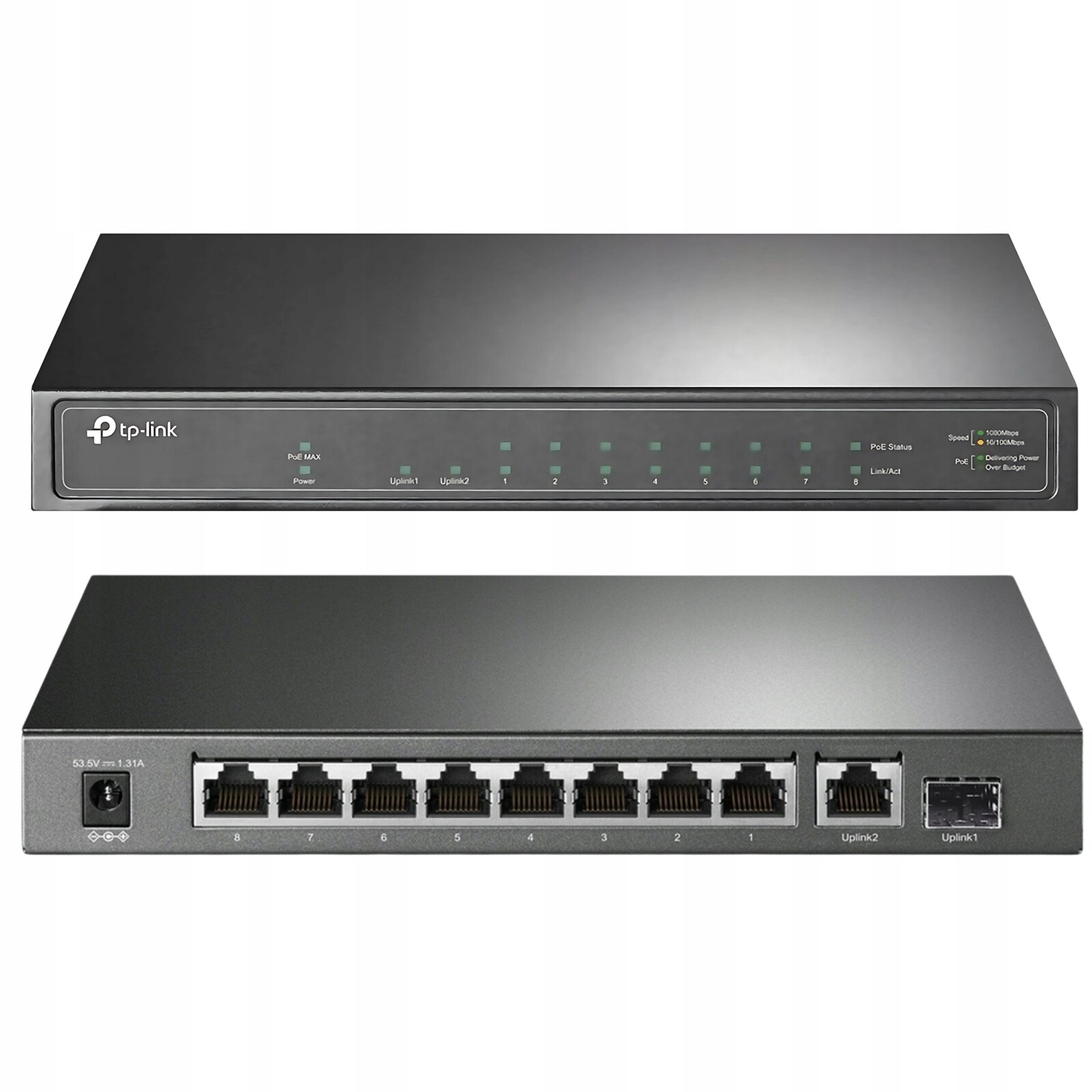 Switch Přepínač S Funkcí Poe Tp-link 10 Portů Pasivní 20 Gb/S