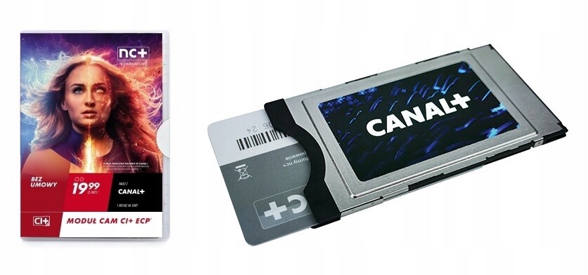 Modul 4K Cam CI+ Ecp Nagravision předplacený balíček Canal+ Extra Hd 1 měsíc