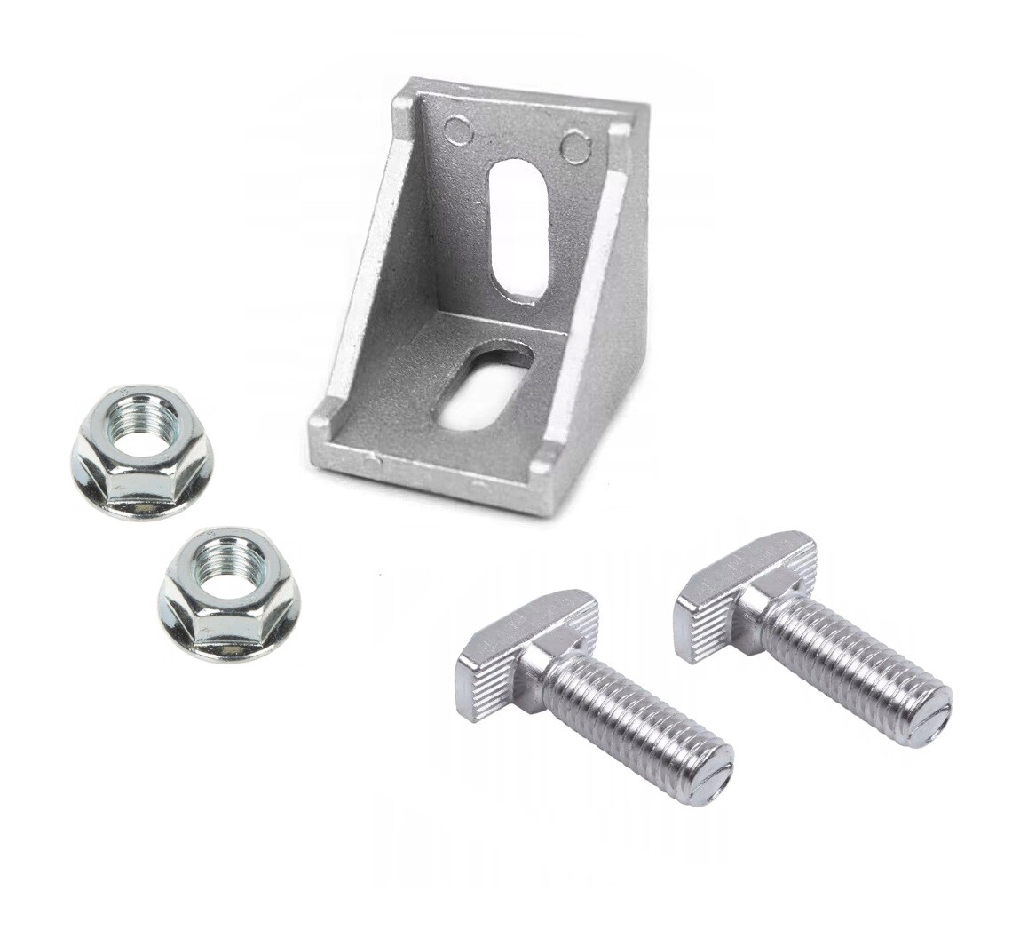 Úhelník Rohový Spojovač Profilů 4040 40x40 Kladívkový Šroub M8 Set